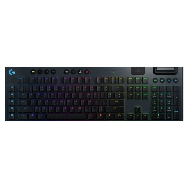Logitech G915 LightSpeed Wireless RGB Mechanical Gaming Keyboard - Clicky - لوحة مفاتيح